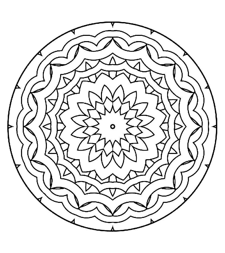 Mandala to color free to print - 5